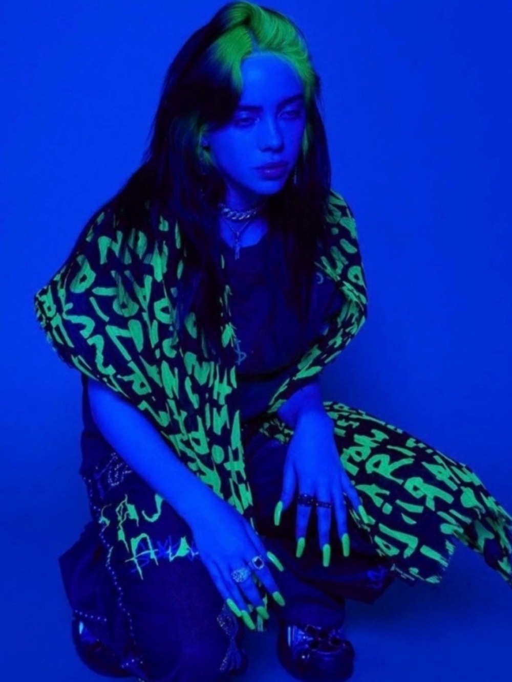 Louis Vuitton x Stephen Sprouse Monogram Graffiti Cotton Pareo Scarf-Vert Green - Picture 11 of 11
